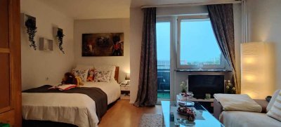 1 ZKB mit EBK Balkon und teilmöbliert in DÜW