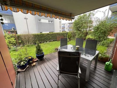 Wunderschöne 2-Zimmer EG-Wohnung mit sonnigem Garten im Osianderhof!