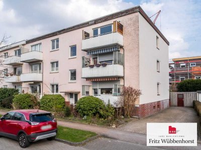 Ansprechende 3-Zimmer-Wohnung
mit zwei Balkonen in Eversten