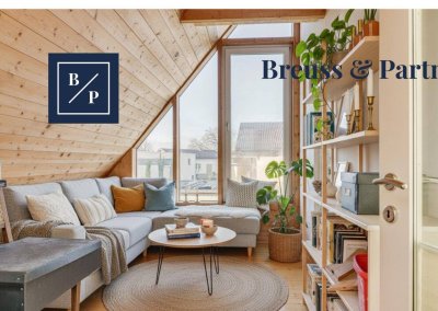 Einzigartiges Öko- Haus mit gemütlichem Wintergarten und Dachterrasse