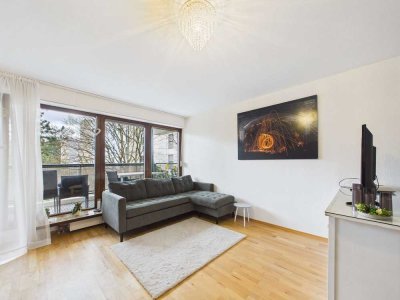 SITULI: Gemütliches Zuhause – 2-Zimmerwohnung mit Blick ins Grüne in Aubing