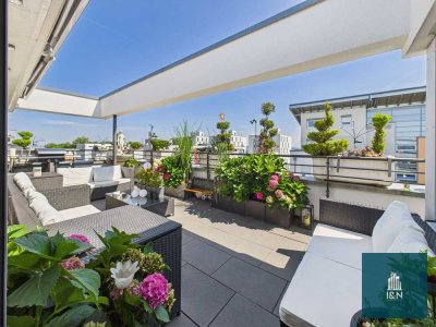 ÜBER DEN DÄCHERN - Modernisierte 4,5-Zimmer PENTHOUSE WOHNUNG im BURGHOLZHOF