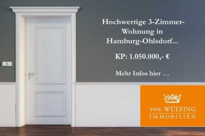 Hochwertige 3-Zimmer-Wohnung in Hamburg-Ohlsdorf...