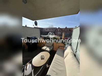 Tauschwohnung: 3 ZKBB Neubau gegen 4 ZKB Balkon/Garten
