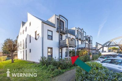 150m zum Rhein! Helle Erdgeschosswohnung mit großer Terrasse in Niederdollendorf