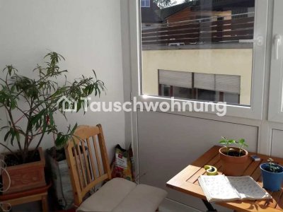 Tauschwohnung: 4 Zimmer mit Loggia und kleinem Balkon
