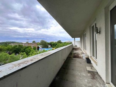 Wohnung mit riesiger Terrasse