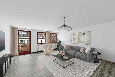 Provisionsfrei – Helle Wohnung mit kluger Raumaufteilung und sonnigem Balkon in Burgnähe
