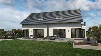 Haus mit 2 Haushälften ! Je Familie nur anteilig 512.600,-EUR für Haushälfte mit anteiligen Grundstü