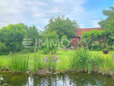 Sommertraum-Paradiesgarten EDEN mit Ferienhaus, Doppelgrund, Eigentum!