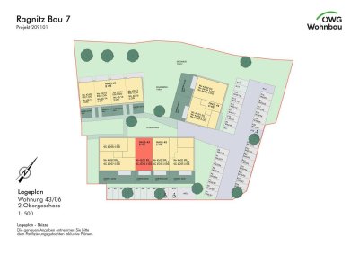 Erstbezug - Helle 3-Zimmer-Wohnung im obersten Geschoss mit Balkon - geförderte Miete - 3 Zimmer
