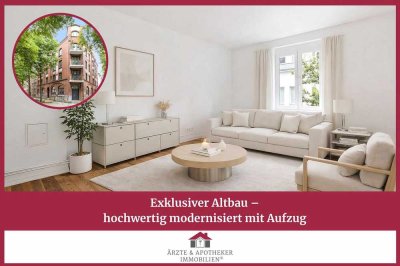 Exklusiver Altbau – hochwertig modernisiert mit Aufzug