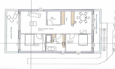 Neubau: 3-Zimmer-Wohnung mit gehobener Innenausstattung, zwei Balkonen und Einbauküche in Artlenburg