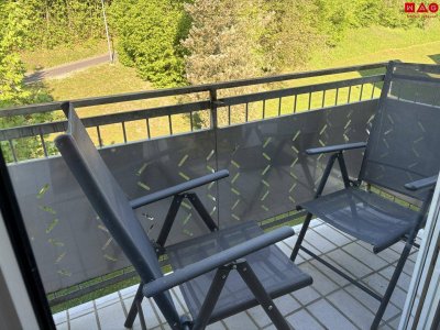 Urlaubsflair inklusive: sonnige 3-Zimmer-Balkonwohnung mit praktischem Abstellraum und gemütlichem Wohlfühlbad in ruhiger Grünlage im Steyrtal!