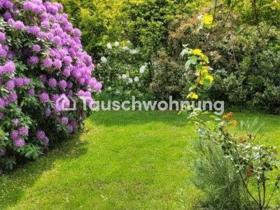 Tauschwohnung: Schöne Wohnung mit Garten im Westen