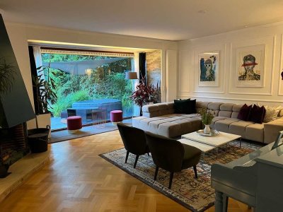 Wohnung Am Park  mit eigenem Garten 4 Zimmer, EG, Am Weiher Park, 122qm, modernisiert, von Privat