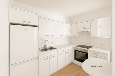Einraumwohnung mit Balkon