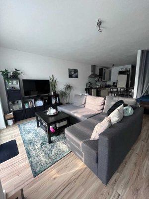 Freundliche und neuwertige 1-Zimmer-Erdgeschosswohnung mit Gartenanteilg in Asbach-Bäumenheim