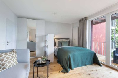 Ruhiger und zentraler Hinterlieger: Bezugsfertiges & möbliertes Studio in Eppendorf