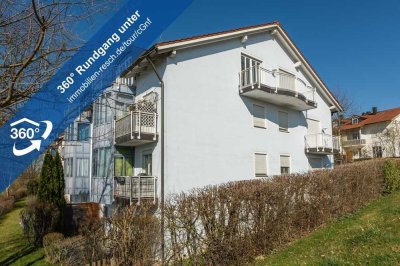 Stadtappartement in Passau-Hacklberg 
1-Zimmer-Wohnung mit Wannenbad, EBK und Balkon