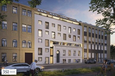 Die Symbiose - Traumhafte Dachgeschoßwohnung mit Terrassen und Grünblick in verkehrsberuhigter Lage