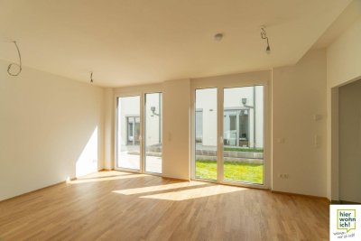 Traumhafte Single- oder Pärchenwohnung, 3-Zi mit Garten, Terrasse und Garage