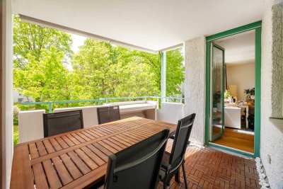 Hochwertig sanierte 3,5 Zimmer-Wohnung mit Süd-Loggia direkt am inneren Westpark