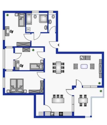 3 Zimmer in Speyer, Staffelgeschoss mit Aufzug und Terrasse