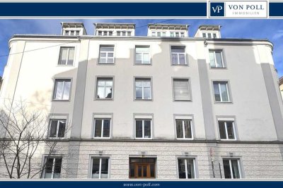 Sanierte Jugendstilwohnung im Stadtjägerviertel mit Balkon und Garten