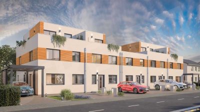 Neubau in Top-Lage Langen - Persönliches Eckhaus mit großzügigem Garten, Dachterrasse & QNG-Förd