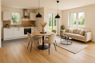 Heller Neubau (Erstbezug) mit großem Balkon