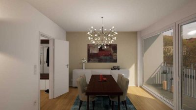 Neuwertige Wohnung: direkt am Stadtpark Sonnige 3-Zimmer-Wohnung mit EBK & 2 Balkone