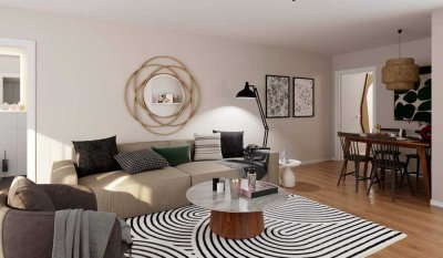 Helle Wohnung mit zwei Dachterrassen