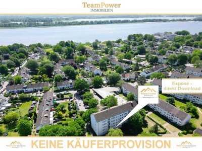 Wohnen an der Elbe : 1-Zimmer Wohnung mit Renovierungspotenzial