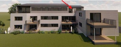 Stilvolle 4-Zimmer-Wohnung, hell, ruhig, gr. Dachterrasse in Burladingen-Stetten