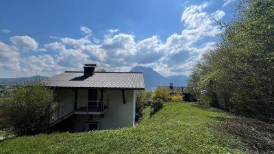 Entspannung pur: Haus mit Ruhe und Ausblick auf See und Berge im Salzkammergut