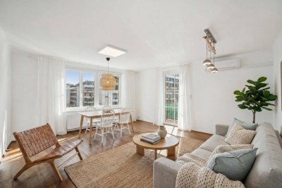 Elegante, helle City-Wohnung mit Südbalkon &amp; Lift Top-Anbindung zum Hauptbahnhof &amp; Flughafen