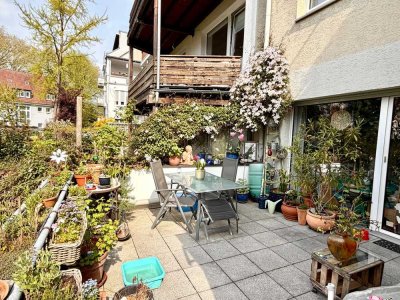 Ruhe Oase * Erdgeschosswohnung im Südviertel * ruhig gelegen *  große Terrasse zur Gartenseite *