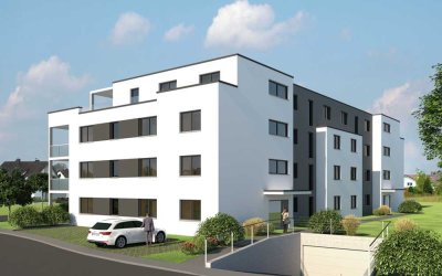 4 Zimmer Neubauwohnung im 2. OG mit Balkon