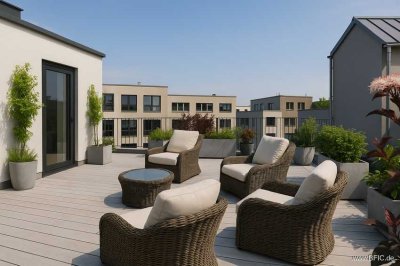 Top-Lage: Penthouse mit großer Dachterrasse, Klimaanlage und 2 Tiefgaragenstellplätze