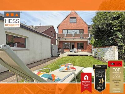 PROFI-FILM ANSCHAUEN: Familienhaus mit Terrasse/Garten,  gr. Garage + mehreren Stellplätzen