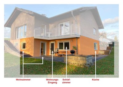 61 m² Einliegerwohnung (2 Zi, Küche, Diele, Dusche/WC)