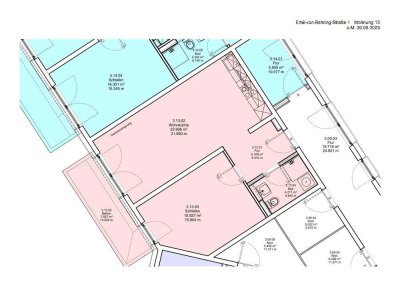 Geschmackvolle 2-Zimmer-Wohnung mit Balkon und Einbauküche in Marburg