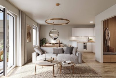 „Village im Dritten – PARK HOMES“ Provisionsfreies exklusives Townhouse mit Eigengarten (Erstbezug!)