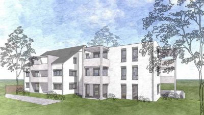 Mit Gartenanteil! Helle Neubau-Erdgeschosswohnung mit 3,5 Zimmern