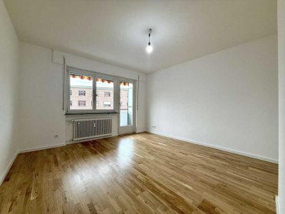 Modernisierte 3,5-Zimmer-Wohnung (75 m²) mit Tageslichtbad, großem Balkon & Garage