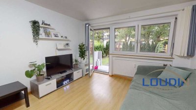 Stadtleben mit Gartenglück: 3-Zimmer-Wohnung mit eigenem Garten.