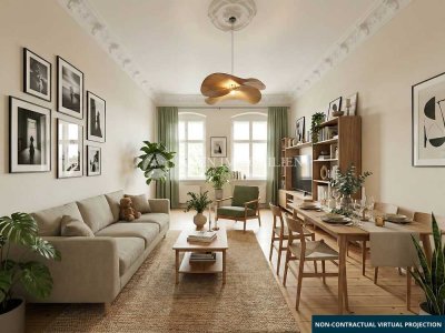 Charmante 2-Zi. Altbauwohnung im Herzen der Altstadt Köpenick! Mit kleinem Balkon.