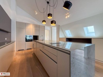 NEU:::GROSSZÜGIGES STYLISCHES DACHGESCHOSS MIT TERRASSE UND GARAGENSTELLPLATZ - HOCHWERTIG TEILMÖBLIERT + TOPLAGE - Miete in 3400 Klosterneuburg, Nähe Stadtplatz:::