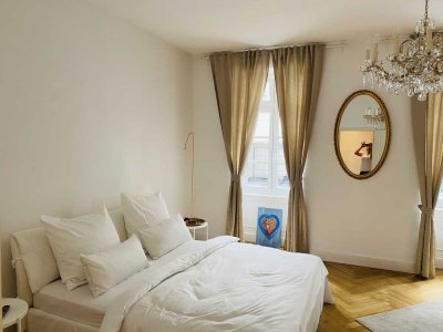 Traumhafte 3-Zimmer-Altbauwohnung mit Terrasse & Gartenblick – Mitten in Wiesbaden!